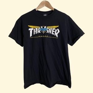 Thrasher Venture black tee - excellent condition - medium
